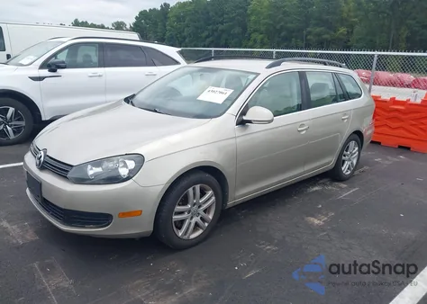 2013 Volkswagen Jetta Sportwagen 2.0L Tdi z USA, uszkodzony, nr VIN 3VWPL7AJ2DM624923